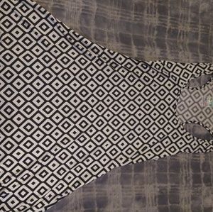 Black and White Pattern Dress